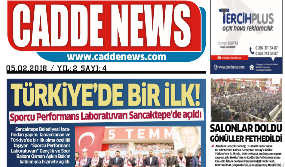 CADDE NEWS GAZETESİ 4. SAYISI PDF